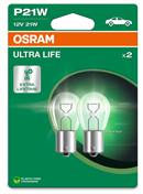 Osram Ultra Life Pære P21W (2 stk.)